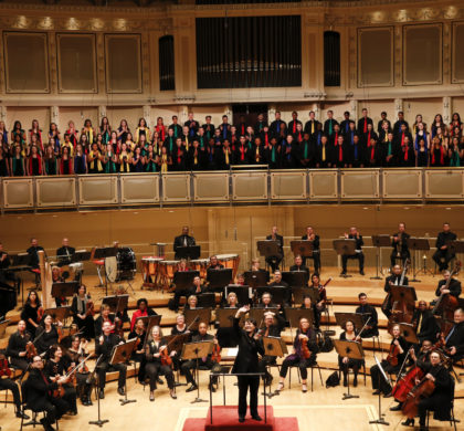 The Chicago Sinfonietta performs it's annual tribute to MLK at Symphony Center on Monday, January 19th, 2015. Photo by Jasmin Shah